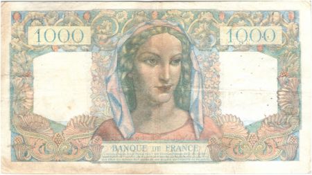 France 1000 Francs Minerve et Hercule - 1945