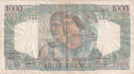 France 1000 Francs Minerve et Hercule - 20-04-1950 - Série O.643 - F.41.32