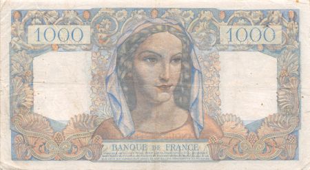 France 1000 Francs Minerve et Hercule - 21-02-1946 Série A.207 - PTTB