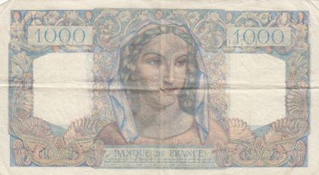 France 1000 Francs Minerve et Hercule - 22-11-1945 - Série U.122