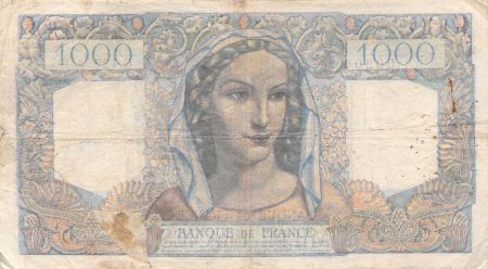 France 1000 Francs Minerve et Hercule - 22-11-1945 Série G.129 - B+