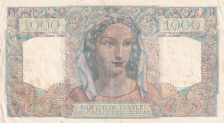 France 1000 Francs Minerve et Hercule - 28-06-1945 - Série X.55 - TTB