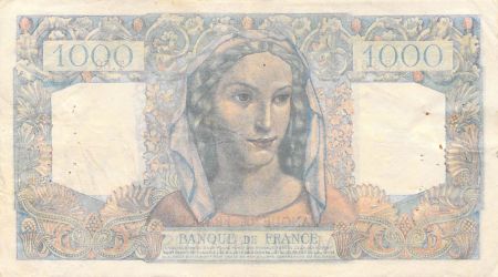France 1000 Francs Minerve et Hercule - 28-06-1945 Série T.60 - TTB