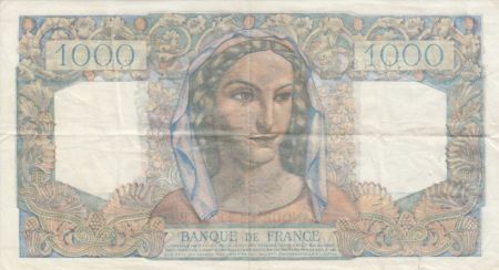France 1000 Francs Minerve et Hercule - 29-06-1950