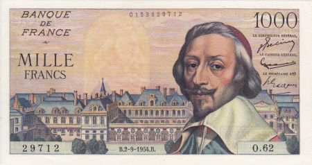 France 1000 Francs Richelieu - 02-09-1954 Série O.62