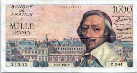 France 1000 Francs Richelieu - 05-04-1954 Série C.264