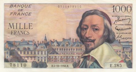 France 1000 Francs Richelieu - E.285 - 1956