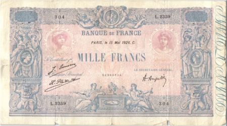 France 1000 Francs Rose et Bleu - 15-05-1926 Série L.2359