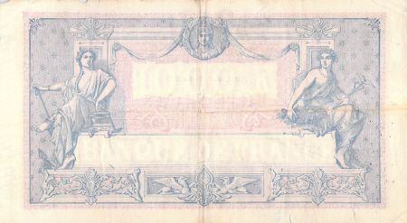France 1000 Francs Rose et Bleu - 17-10-1923 - Série Q.1731 - TB+