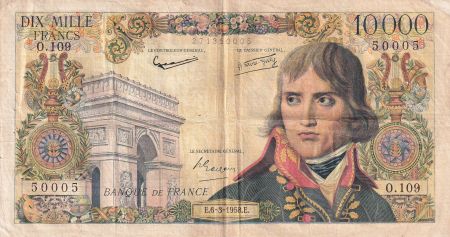 France 10000 Francs - Bonaparte - 06-03-1957 - Série O.109 - F.51.11