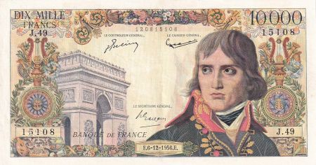 France 10000 Francs - Bonaparte - 06-12-1956 - Série J.49-15108