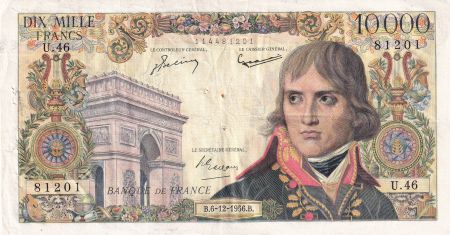 France 10000 Francs - Bonaparte - 06-12-1956 - Série U.46 - P.51.06