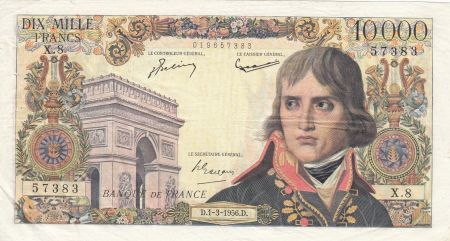 France 10000 Francs Bonaparte - 01-03-1958 Série X.8