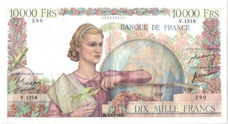 France 10000 Francs Génie Français - 01-03-1951 Série V.1218