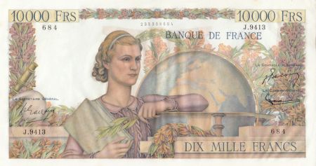 France 10000 Francs Génie Français - 01-09-1955 Série J.9413 - pSPL