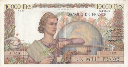 France 10000 Francs Génie Français - 02-02-1956 - Série S.10628 - TTB