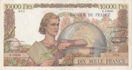France 10000 Francs Génie Français - 02-02-1956 Série Z.10630 - TB+