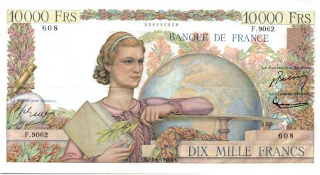 France 10000 Francs Génie Français - 02-06-1955 Série F.9062