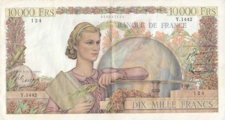 France 10000 Francs Génie Français - 04-05-1951 Série Y.1442-124 - TTB