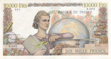 France 10000 Francs Génie Français - 04-06-1953 Série N.5072 - TTB