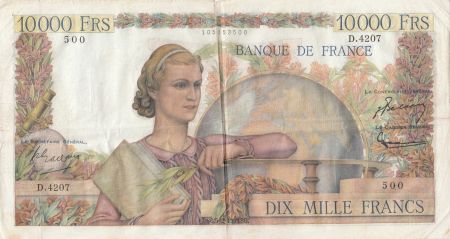 France 10000 Francs Génie Français - 05-02-1953 Série D.4207 - TTB