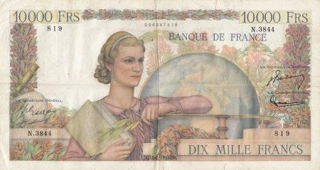 France 10000 Francs Génie Français - 05-02-1953 Série N.3844 - TB+