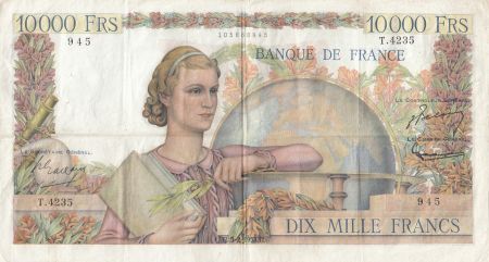 France 10000 Francs Génie Français - 05-02-1953 Série T.4235 - TTB