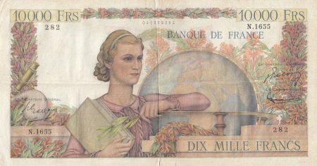 France 10000 Francs Génie Français - 05-07-1951 Série N.1655 - TB+