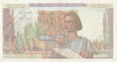 France 10000 Francs Génie Français - 07-06-1951 Série W.1577 - TTB