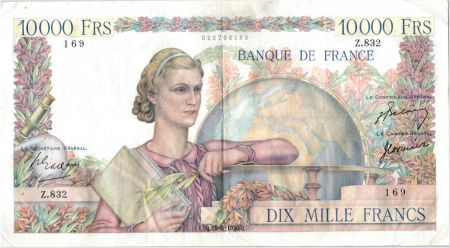 France 10000 Francs Génie Français - 10-08-1950 Série Z.832