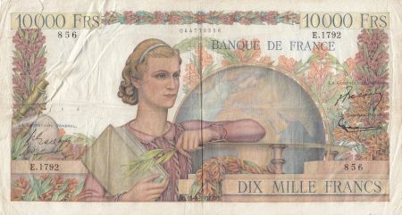 France 10000 Francs Génie Français - 16-08-1951 Série E.1792 - B