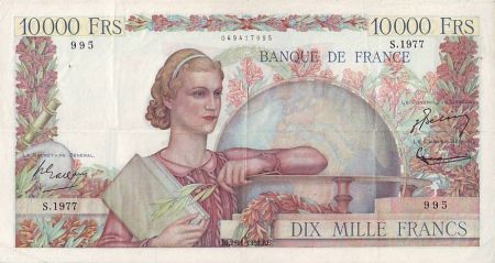 France 10000 Francs Génie Français - 1951