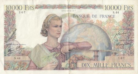 France 10000 Francs Génie Français - 21-02-1946 Série S.44-107 - TTB