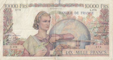 France 10000 Francs Génie Français - 24-10-1946 Série L.278 - B