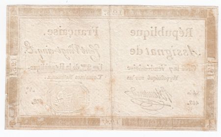 France 125 Livres - 7 Vendémiaire An II - 1793 - Sign. Blanchard - TTB
