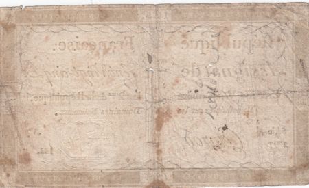 France 125 Livres - 7 Vendémiaire An II - 1793 - Sign. Capron