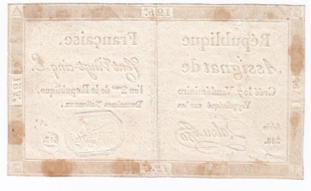 France 125 Livres - 7 Vendémiaire An II - 1793 - Sign. Lalou - TTB+