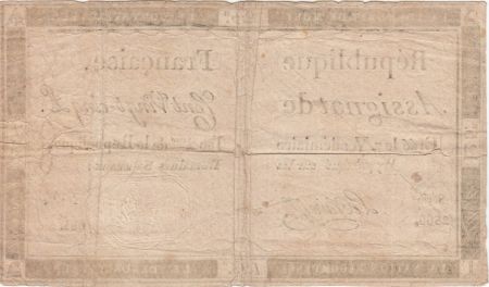 France 125 Livres 7 Vendemiaire An II - 28.9.1793 - Sign. Leclaireff
