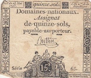 France 15 Sols - Liberté et Droit (23-05-1793) - Sign. Buttin - Série 65