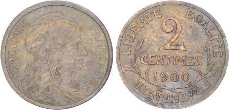 France 2 Centimes Dupuis - 1900 Rare !