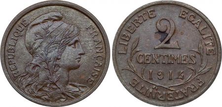 France 2 centimes Dupuis - Troisième République - 1914