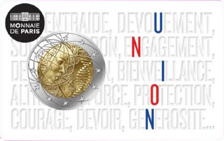 France 2 Euros Commémo. BU France 2020 - Recherche Médicale - UNION (Coincard)