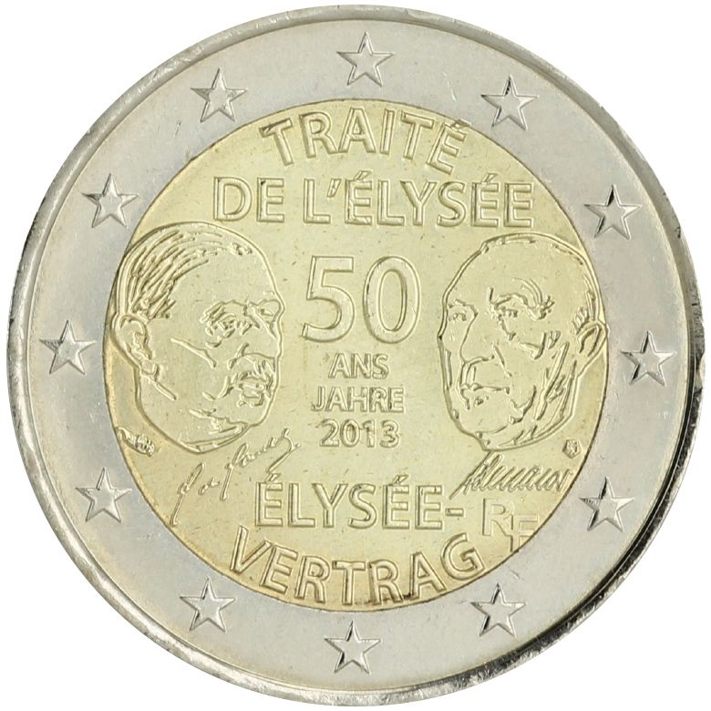 Pièce rare de 2 euros / Pièce commémorative de 2 euros / Traite de