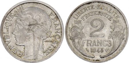 France 2 Francs - Type Morlon - France 1948 (SUP)