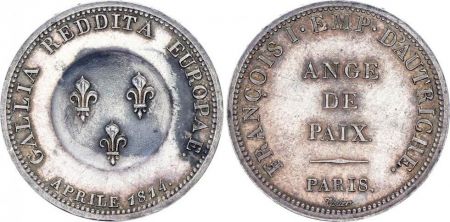 France 2 Francs (Module), Ange de Paix - 1814