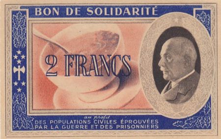France 2 Francs Bon de Solidarité - 1941-1942