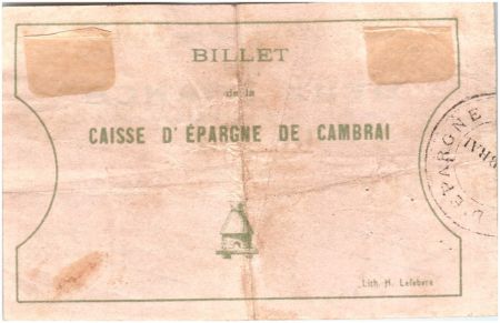 France 2 Francs Cambrai Caisse d\'Epargne