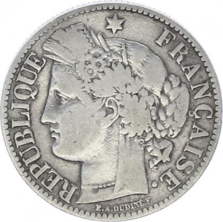 France 2 Francs Ceres - III ème République - 1872 A Paris