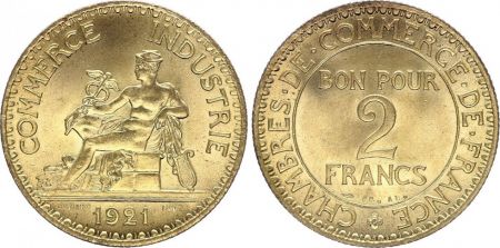 France 2 Francs Chambre de Commerce -1921