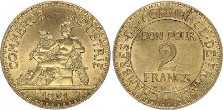 France 2 Francs Chambre de Commerce -1921